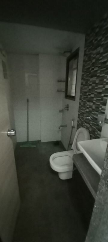 Bathroom in 2 BHK Apartment at Sankalpit CHS, Goregaon East – for Rent