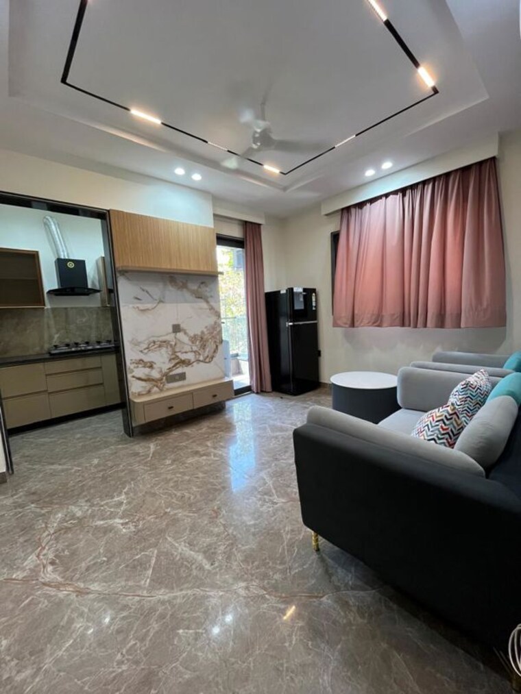 Living Room, ardee-mall 1 Bedroom 750 Sq.Ft. Builder Floor In Sector 52 Gurgaon 10108537