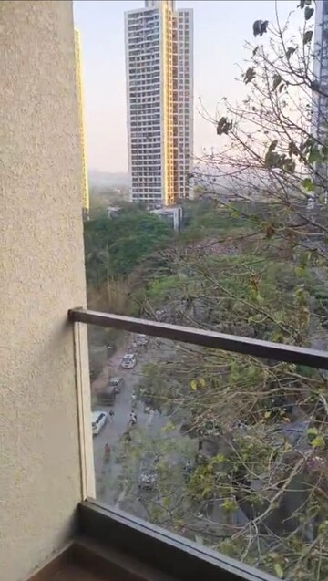 Balcony in 2 BHK Apartment at H Rishabraj Serenity Decks, Goregaon East – for Rent