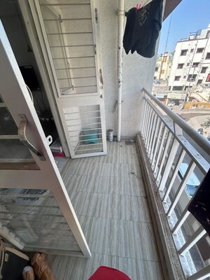 Balcony in 1 BHK Apartment at Tirupati Regalia, Vishrantwadi – for Rent