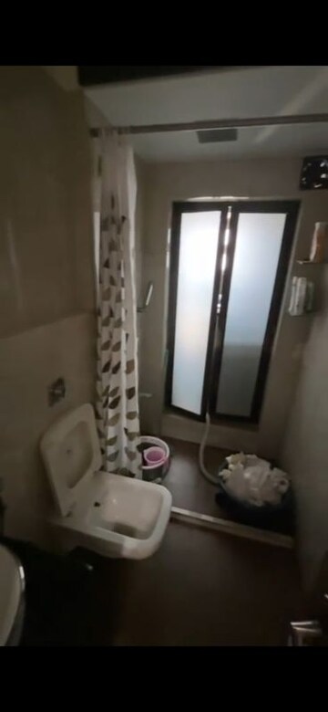Bathroom in 2.5 BHK Apartment at Whispering Heights, Malad West – for Rent
