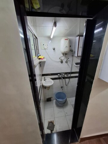 Bathroom in 1 BHK Apartment at Vinay CHS, Mahim West – for Rent