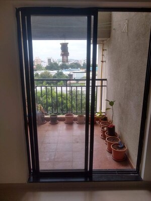 Balcony in 2 BHK Apartment at Bramha Skycity Apartment, Dhanori – for Rent