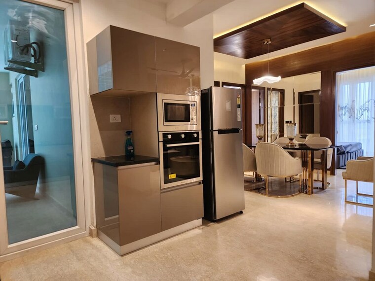 Living Room, maya-green-lotus-utsav 3 Bedroom 2100 Sq.Ft. Apartment In International Airport Road Zirakpur 10108710