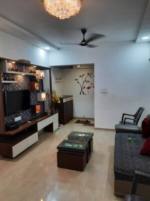 Living Room in 2 BHK Apartment at Dhanori – for Rent