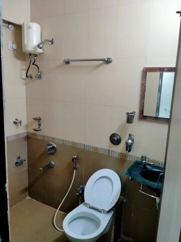 Bathroom in 2 BHK Apartment at BKS Galaxy CHS, Kharghar – for Rent