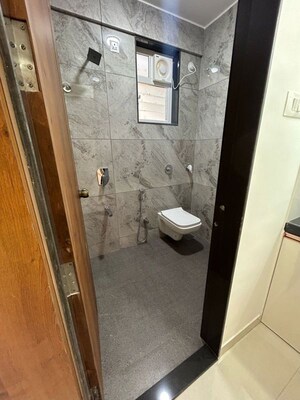 Bathroom in 3 BHK Apartment at Shreepad Guruvaibhav CHS, Kothrud – for Sale