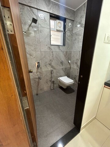 Bathroom in 3 BHK Apartment at Shreepad Guruvaibhav CHS, Kothrud – for Sale