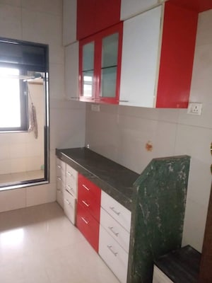 Kitchen in 3 BHK Apartment at Tirupati Corner Apartment, Kharghar – for Rent