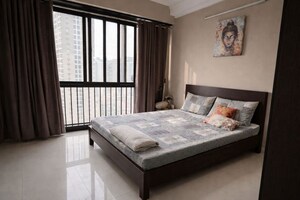 Bedroom in 2 BHK Apartment at Duville Riverdale Heights, Kharadi – for Rent