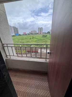 Balcony in 1 BHK Apartment at Ajinkya Towers, Charholi Budruk – for Rent