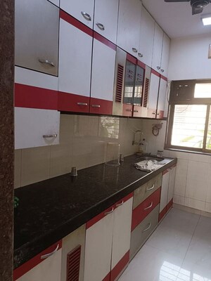 Kitchen in 2 BHK Apartment at Concrete Sai Swar, Kharghar – for Rent