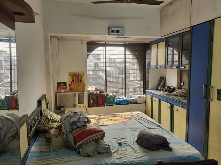Bedroom, concrete-sai-swar 2 Bedroom 1100 Sq.Ft. Apartment In Kharghar Navi Mumbai 10109049