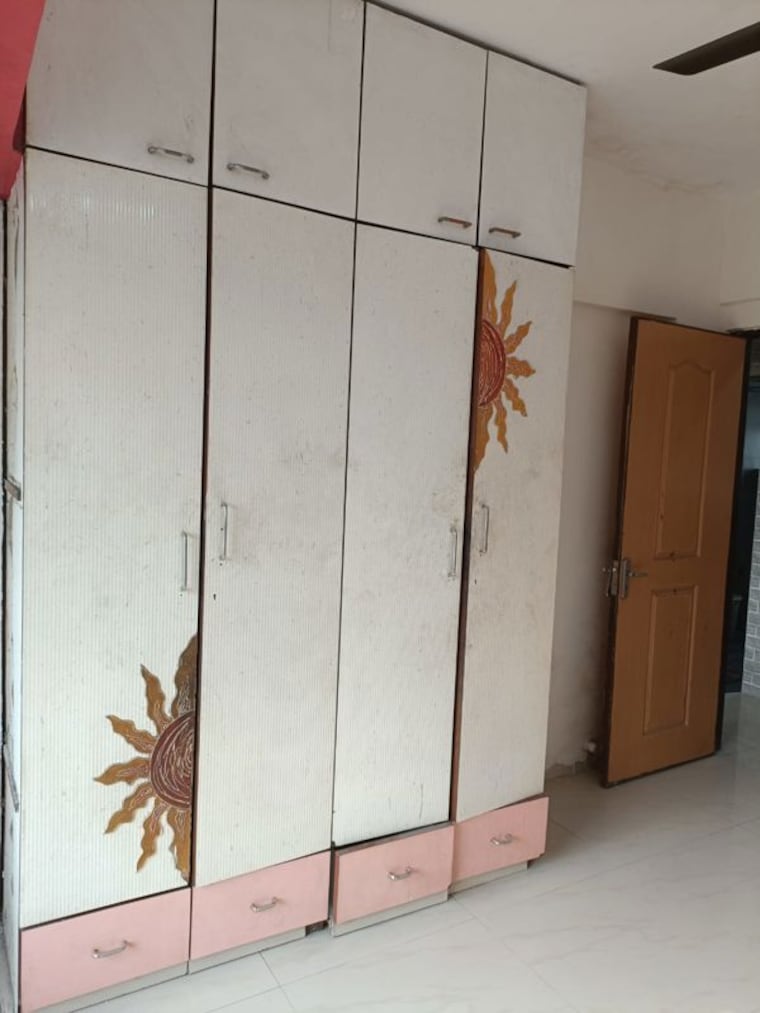 Bedroom, concrete-sai-swar 2 Bedroom 1100 Sq.Ft. Apartment In Kharghar Navi Mumbai 10109049