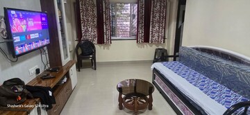 Living Room in 1 BHK Apartment at Ajmera Housing Society, Pimpri – for Rent