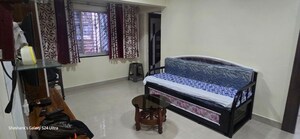 Bedroom in 1 BHK Apartment at Ajmera Housing Society, Pimpri – for Rent