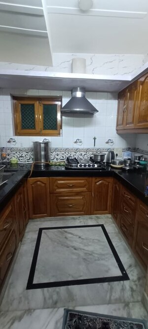 Kitchen in 3 BHK Builder Floor at Rohini Sector 8 – for Sale