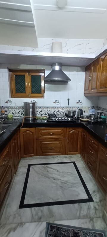 Kitchen in 3 BHK Builder Floor at Rohini Sector 8 – for Sale