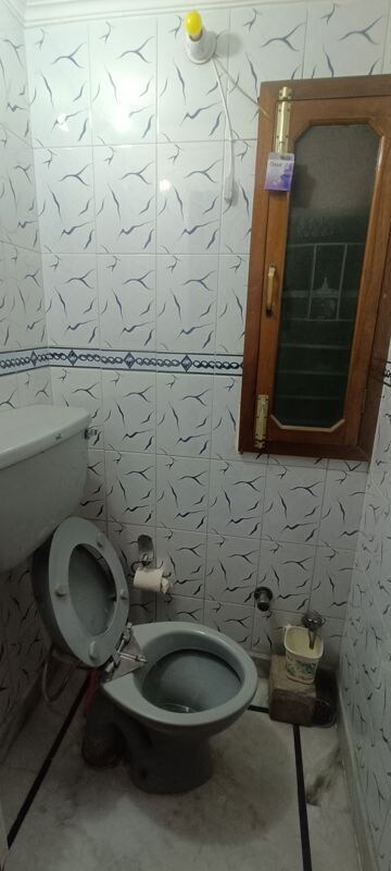 Bathroom in 3 BHK Builder Floor at Rohini Sector 8 – for Sale