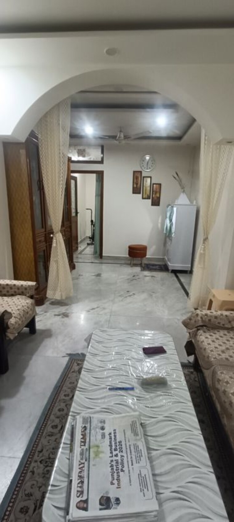 Living Room, rohini sector 8 3 Bedroom 1100 Sq.Ft. Builder Floor In Rohini Sector 8 Delhi 10109224