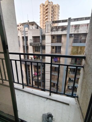 Balcony in 1 BHK Apartment at Shree Vrushti, Ghodbunder Road – for Rent