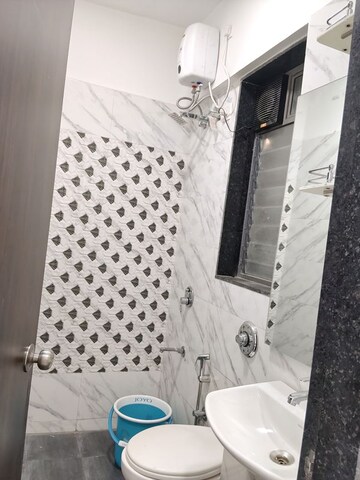 Bathroom in 1 BHK Apartment at UK Iridium, Kandivali East – for Rent