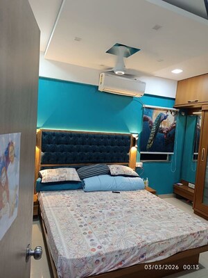 Bedroom in 2 BHK Apartment at Kumar Primavera, Wadgaon Sheri – for Rent