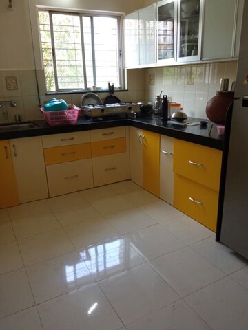 Kitchen in 2 BHK Apartment at Gulmohar Paradise Homes, Kharadi – for Rent