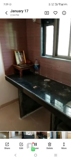 Kitchen in 1 BHK Apartment at Swapnapurti CHS Kharghar, Kharghar – for Rent