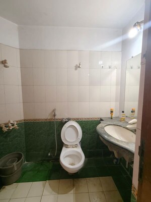 Bathroom in 3 BHK Apartment at RNA Heights, Andheri East – for Rent