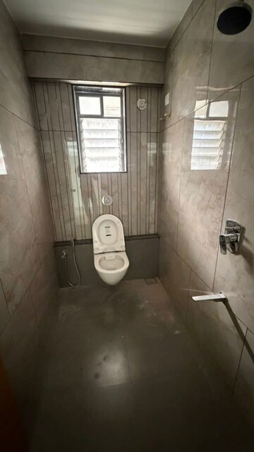 Bathroom in 3 BHK Apartment at Hyde Park CHS, Kharghar – for Rent