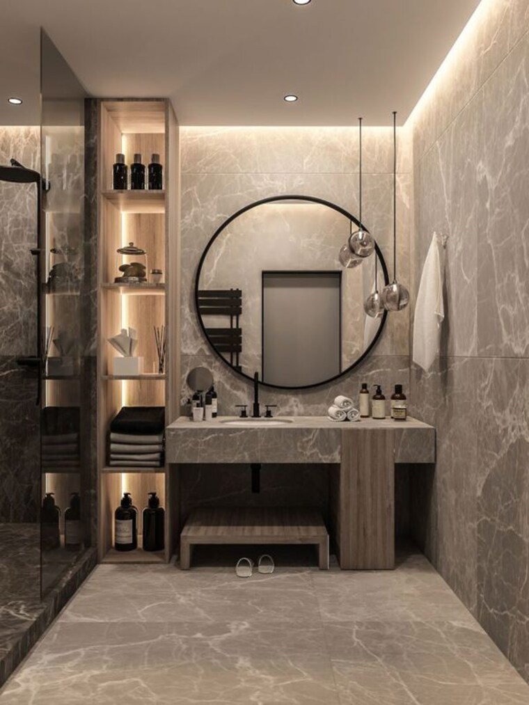 Bathroom, model town phase 2 4 Bedroom 272 Sq.Yd. Builder Floor In Model Town Phase 2 Delhi 10109342