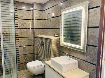 Bathroom in 4 BHK Builder Floor at Parklands, Sector 85 – for Sale