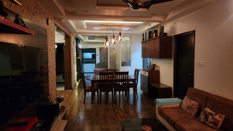 Living Room, my-home-vihanga 3 Bedroom 1835 Sq.Ft. Apartment In Gachibowli Hyderabad 10109461