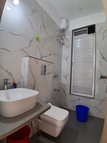 Bathroom in 2 BHK Apartment at Tricity Montview, Sanpada – for Rent