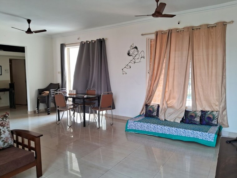 Living Room, runwal-suyaash 2 Bedroom 1278 Sq.Ft. Apartment In Pashan Pune 10109503