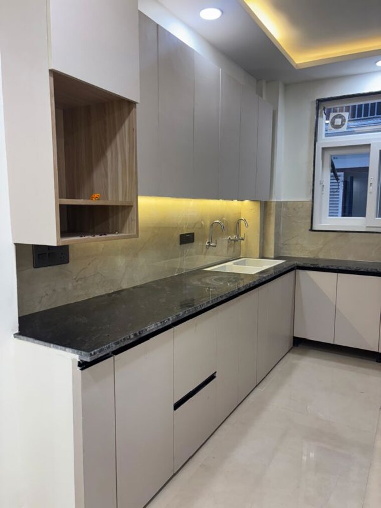 Kitchen, chattarpur 3 Bedroom 1625 Sq.Ft. Builder Floor In Chattarpur Delhi 10109519