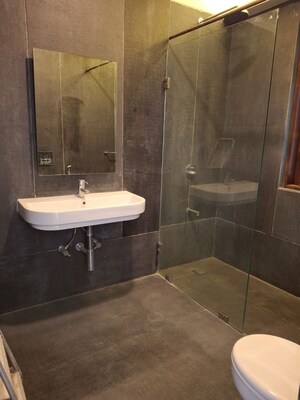 Bathroom in 3 BHK Apartment at Marine Drive – for Rent