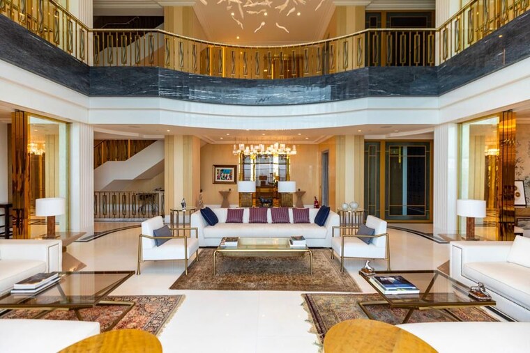 Living Room, oberoi-three-sixty-west 6+ Bedroom 35000 Sq.Ft. Penthouse In Worli Mumbai 10109531