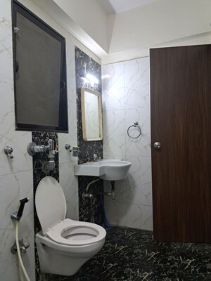 Bathroom in 2 BHK Apartment at Gundecha Heights, Kanjurmarg West – for Rent