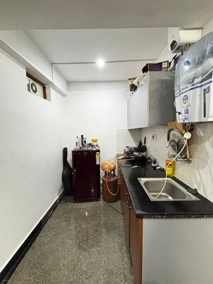 Master Bedroom in 1 RK Builder Floor at Saurabh Niwas, Sector 40 – for Rent