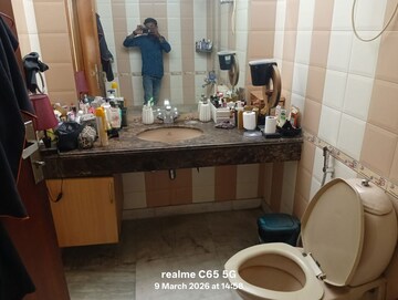 Bathroom in 3 BHK Apartment at Ansal Sushant Estate, Sector 52 – for Rent