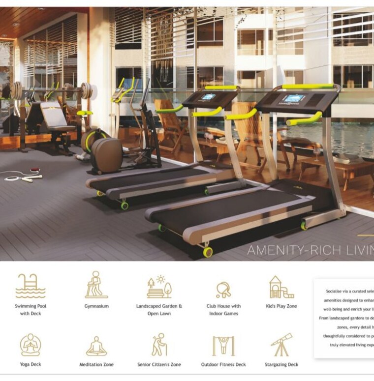 Gym, balewadi 4 Bedroom 1550 Sq.Ft. Apartment In Balewadi Pune 10109636
