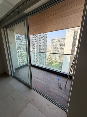 Balcony in 3.5 BHK Apartment at Panchshil Towers, Kharadi – for Rent