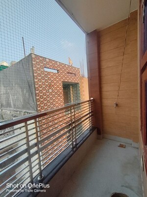 Balcony in 3 BHK Builder Floor at Dwarka Mor – for Rent