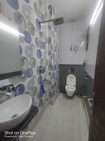 Bathroom in 3 BHK Builder Floor at Dwarka Mor – for Rent