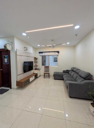 Living Room in 2 BHK Apartment at Prestige High Fields, Gachibowli – for Sale