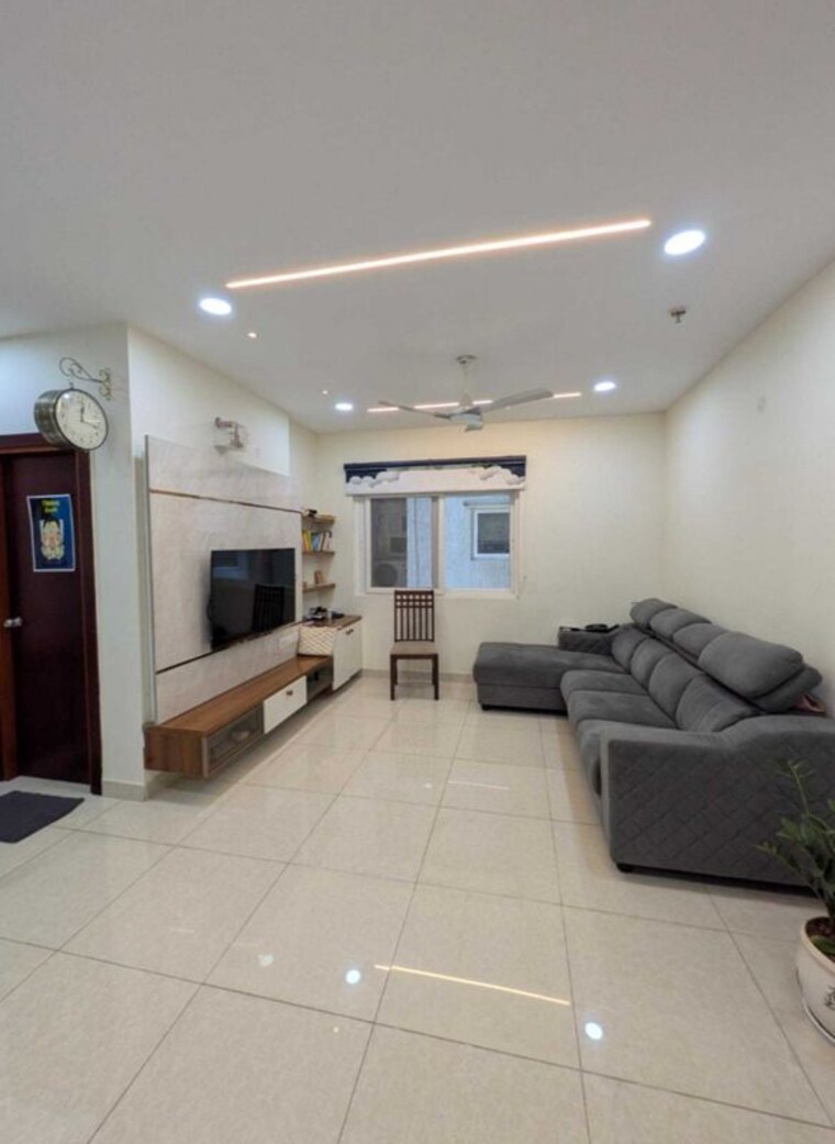 Living Room, prestige-high-fields 2 Bedroom 1283 Sq.Ft. Apartment In Gachibowli Hyderabad 10109686
