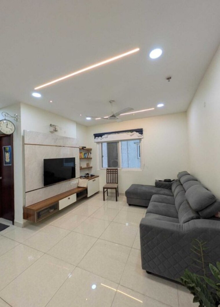 Living Room, prestige-high-fields 2 Bedroom 1283 Sq.Ft. Apartment In Gachibowli Hyderabad 10109686