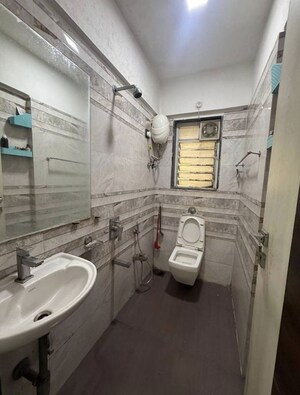 Bathroom in 1 BHK Apartment at Platinum 53 West, Andheri West – for Rent
